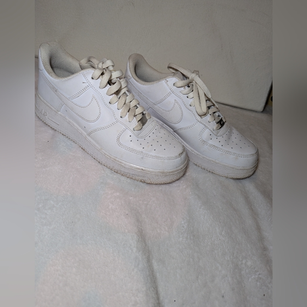 Nike Air Force One 1 Low Top White Size 9